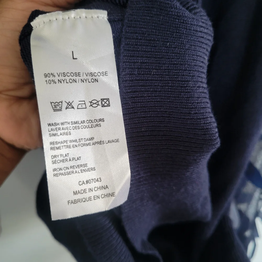 WILDFLOWERS Size L Sweater With Sheer Petal Applique Sleeves Ruffle Trim - Picture 10 of 10